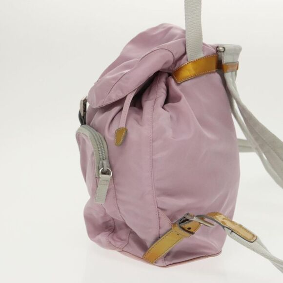 Prada Pink Synthetic Backpack Bag (Pre-Owned) - Picture 4 of 16